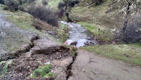 Damage after storm