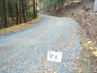 After treatment, outsloping guides water away from road and rolling dip channels water off road surface