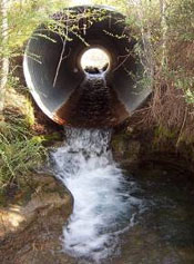 Culvert on Sidney Gulch at Weaver Bally Loop Road